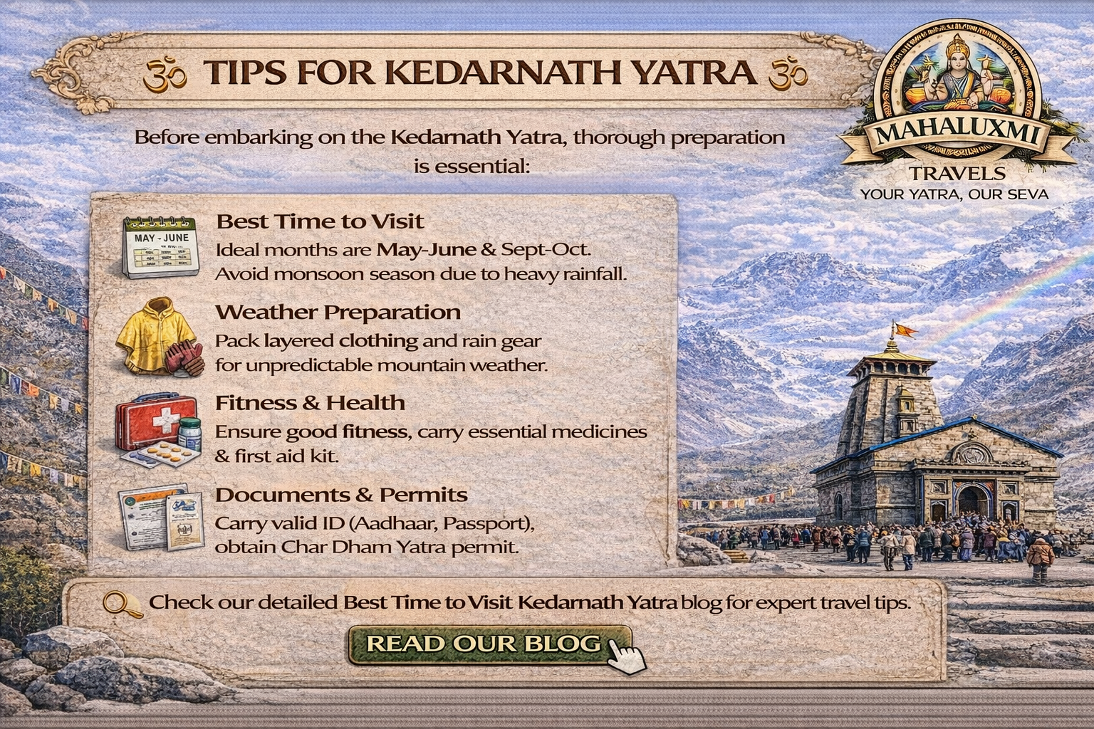 kedarnath yatra tips best time weather fitness documents travel guide