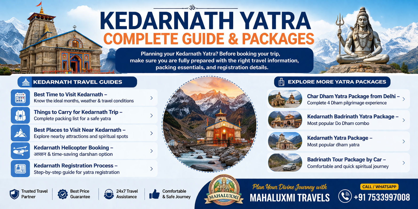 kedarnath yatra complete guide packages from haridwar delhi travel tips booking information